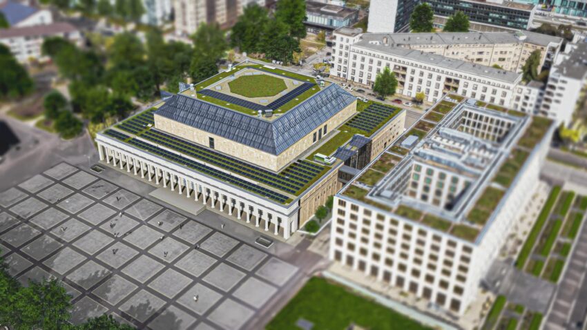 Stadthalle | © Visualisierung: SSP AG Architekten Ingenieure | www.ssp.ag