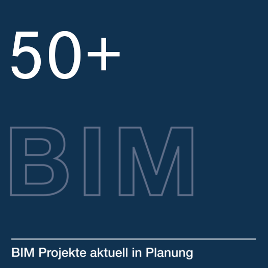 Mehr als 50 BIM-Projekte befinden sich aktuell bei BMP in Planung.