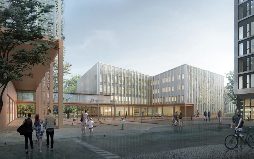 Städtisches Gymnasium Heinzelmännchenweg | © SHA Scheffler Helbich Architekten | Gina Barcelona Architects